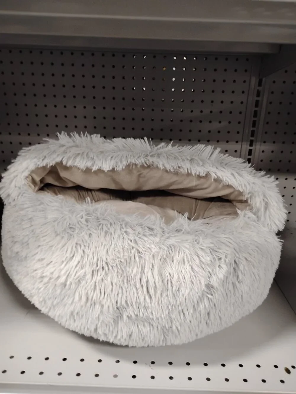 New Plush Hooded Pet Bed